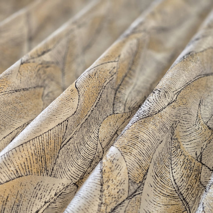 Curtain Fabric - Kortex Leaf Jacqured