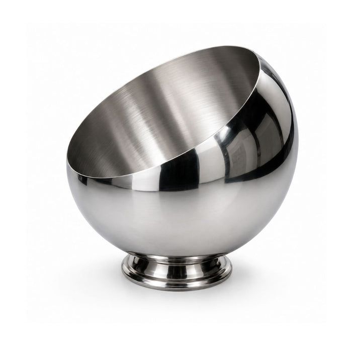 Decor Serving Bowl - Slanted - Silver