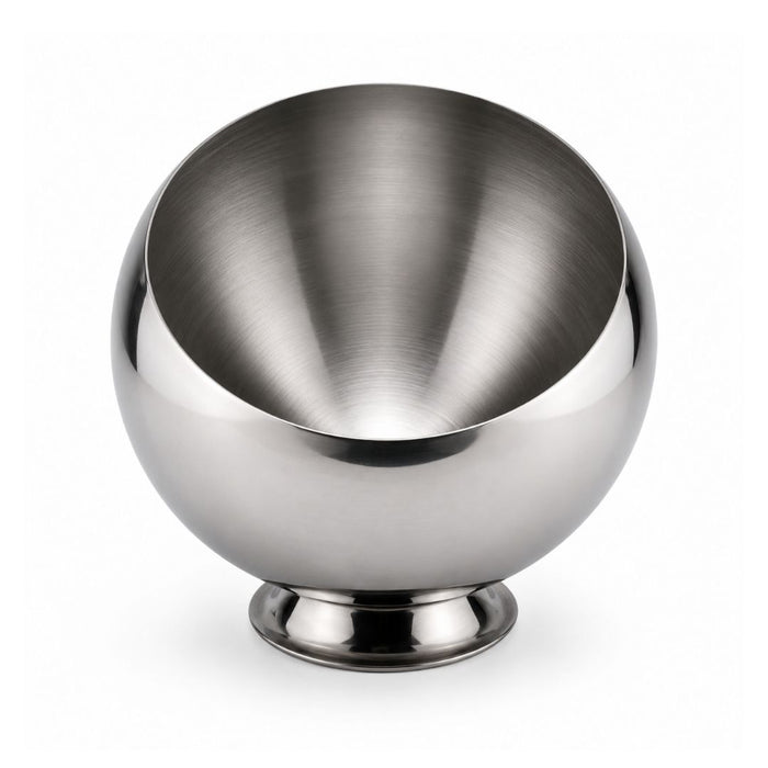 Decor Serving Bowl - Slanted - Silver