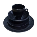 Dinner Sets - 16pc Embossed Stripe