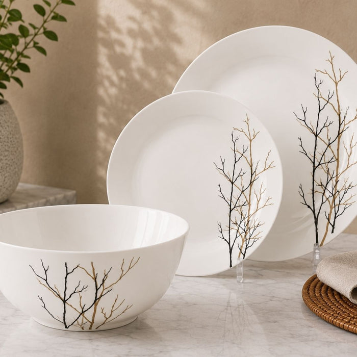 Dinner Sets - Pearl Stoneware - 12pc