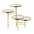 Display Stand - Gold Mirror Nesting - 4 Tier