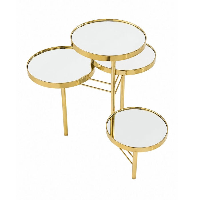 Display Stand - Gold Mirror Nesting - 4 Tier