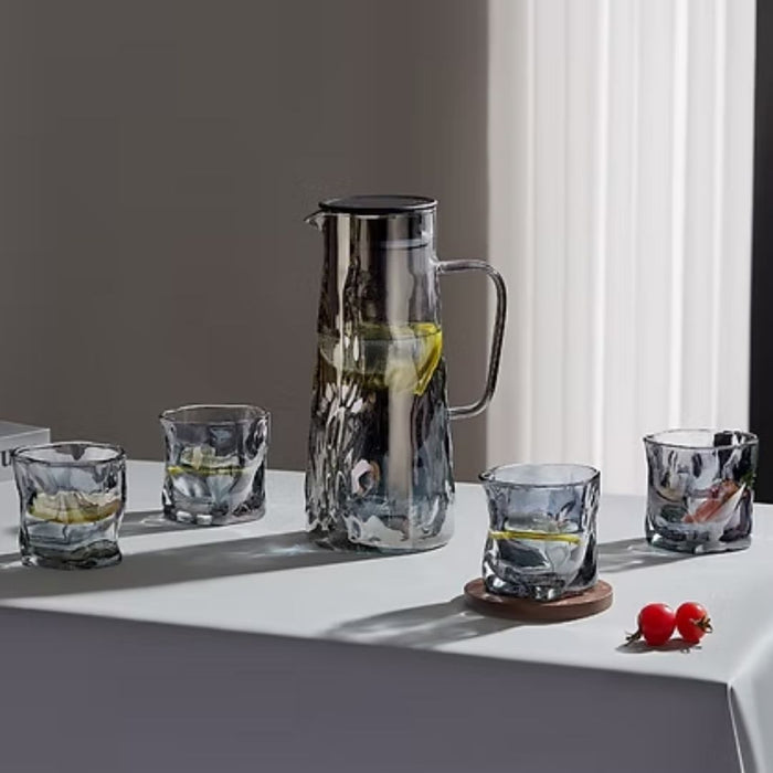 Drinking Glass & Jug Set - 7Pc