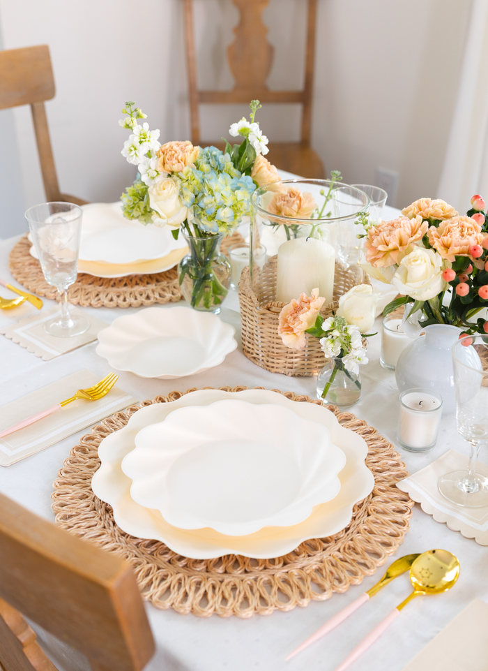 Eco Cream Table Setting