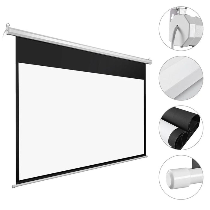 Electric Projector Screen -  180x180cm