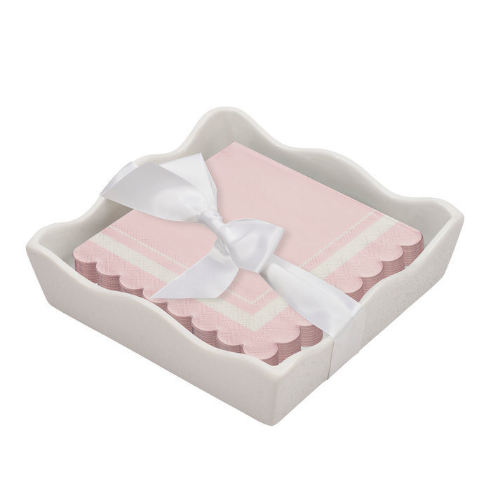 Ceramic / Scalloped Edge Blush