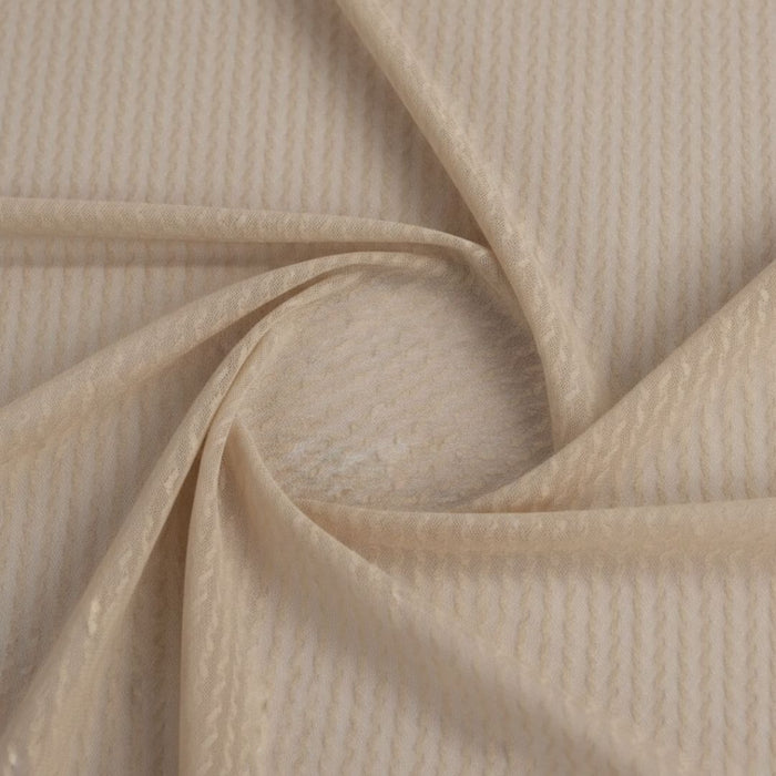 Fabric - Embossed Mesh Ribbon Weave  - 150 cm