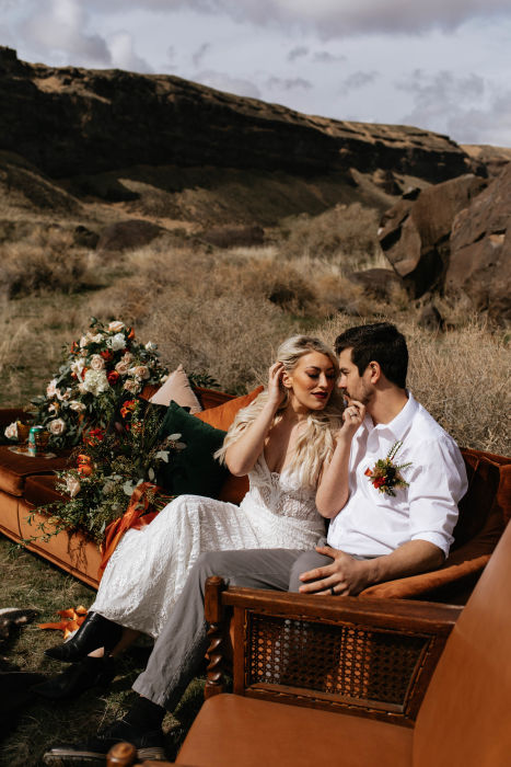 Fall Desert Elopement Styled Shoot
