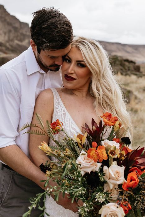 Fall Desert Elopement Styled Shoot