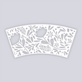 Floral Garden Cups + Cones Clay Stencil