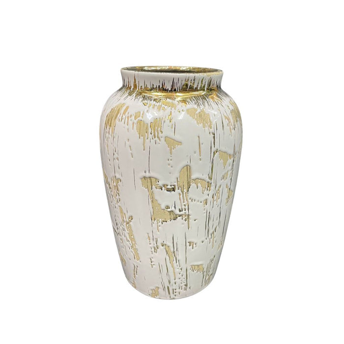 Flower Vase - Rustic Gold