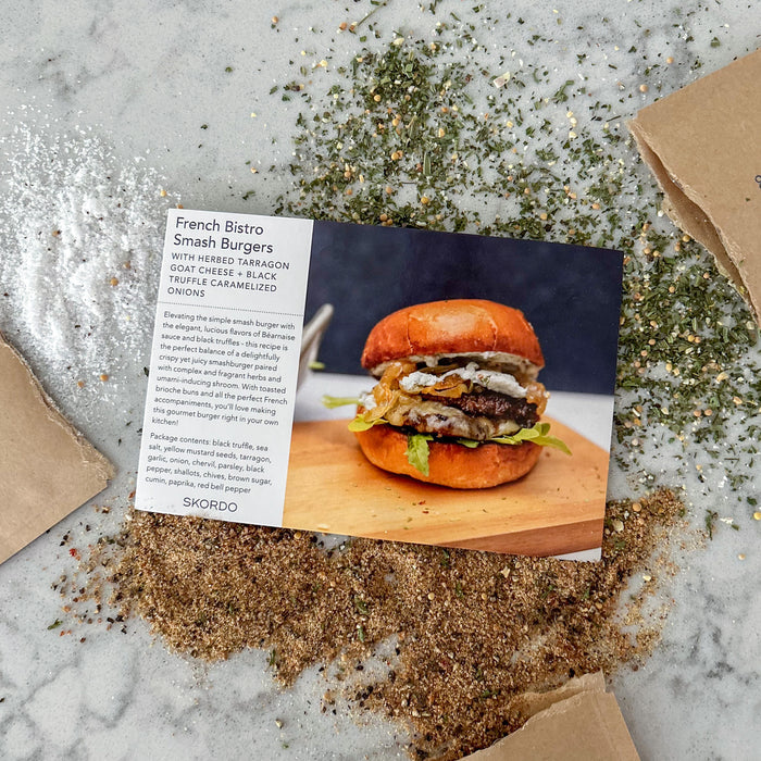French Bistro Smash Burgers with Tarragon + Black Truffle Recipe Kit