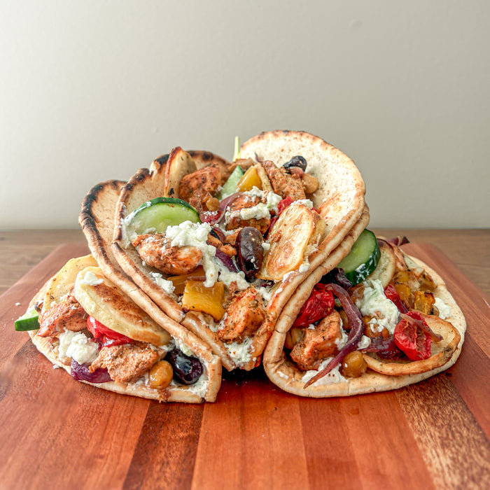Greek Chicken Sheet Pan Pitas with Tzatziki Recipe Kit