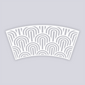 Groovy Loops Cups + Cones Clay Stencil