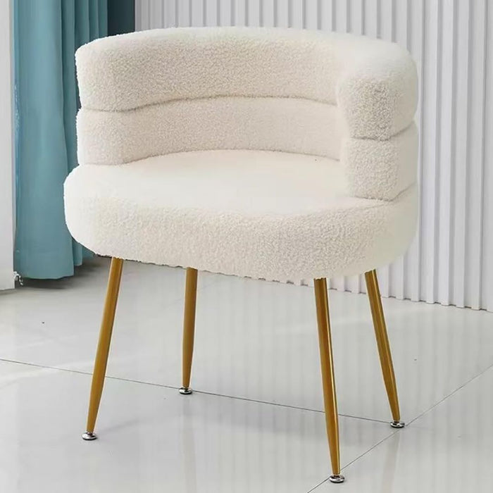 Halo Chair - Boucle with Gold Legs
