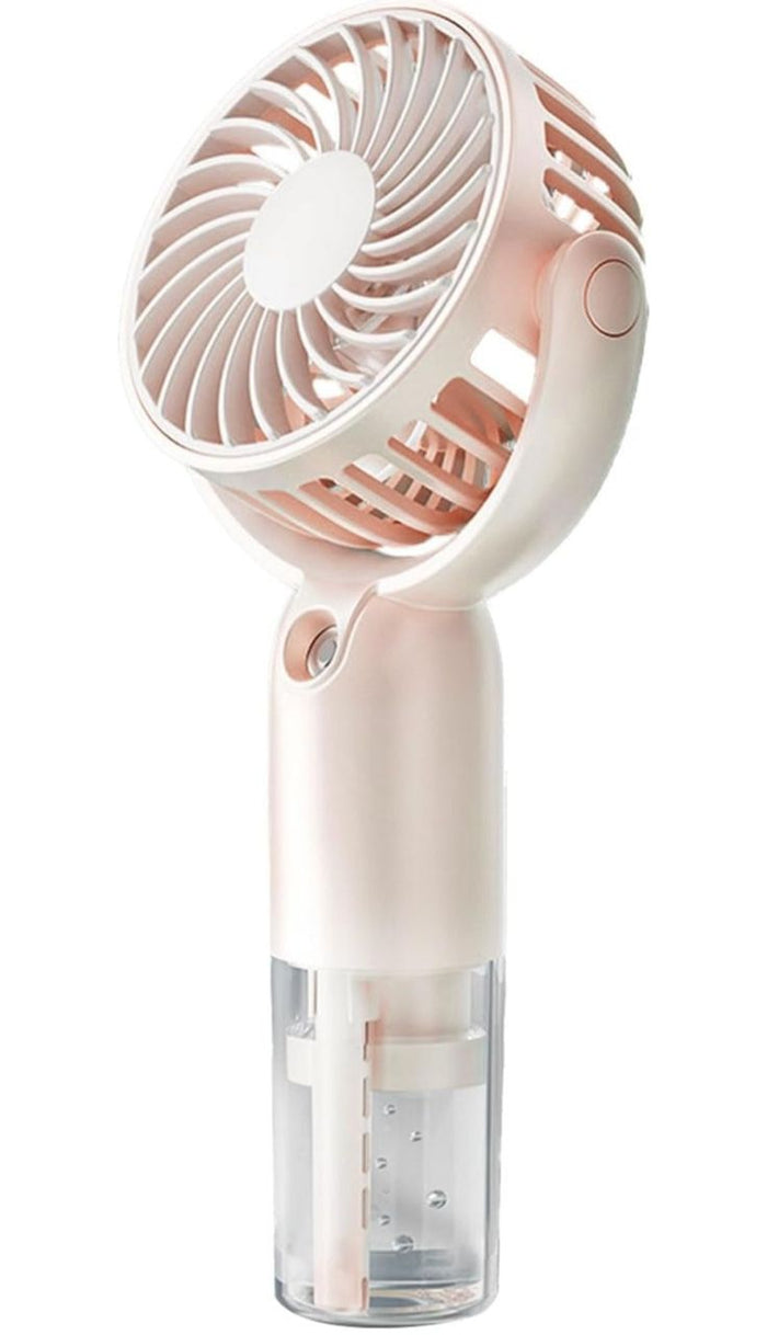 Handheld Misting Fan — Portable Fan with Water Spray Cooling