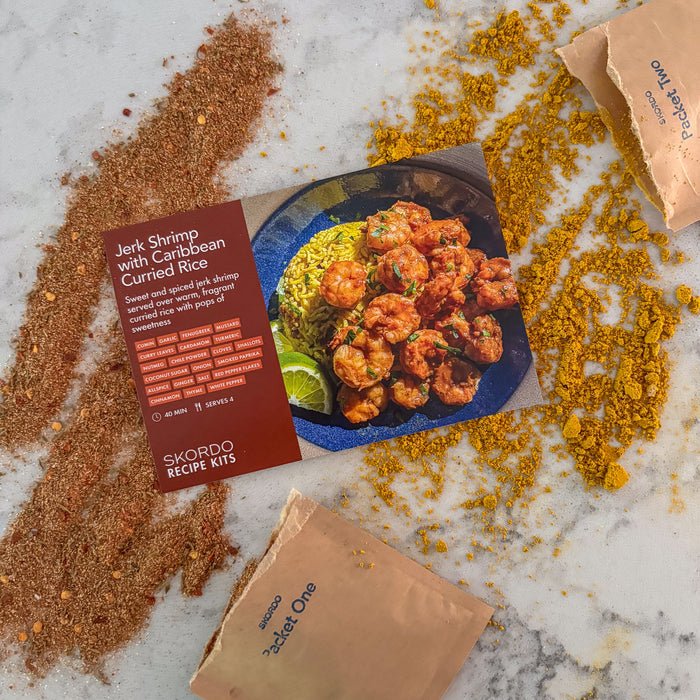 Jerk Shrimp with Caribbean Curried Rice Recipe Kit