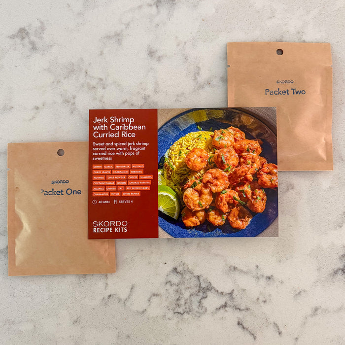 Jerk Shrimp with Caribbean Curried Rice Recipe Kit