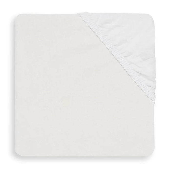 Jollein - Fitted Sheet 60x120cm - White (2 Pack) - Mabel & Fox