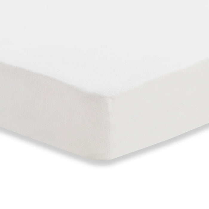 Jollein - Fitted Sheet 60x120cm - White (2 Pack) - Mabel & Fox