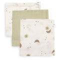 Jollein – Muslin Mouth Cloths 31 x 31cm – Over the Moon (3 Pack) - Mabel & Fox