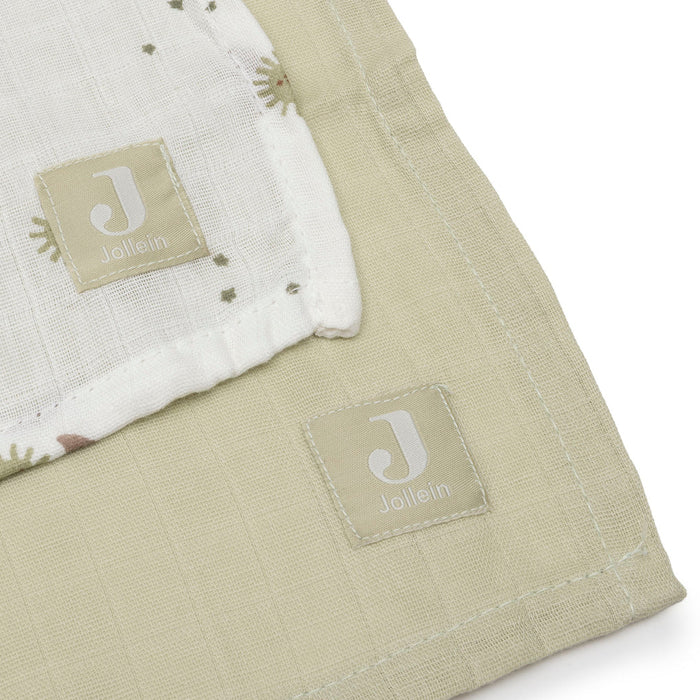 Jollein – Swaddle Muslin 115 x 115cm – Over the Moon (2 Pack) - Mabel & Fox
