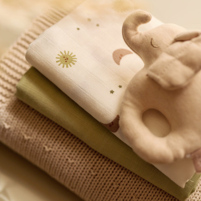 Jollein – Swaddle Muslin 115 x 115cm – Over the Moon (2 Pack) - Mabel & Fox