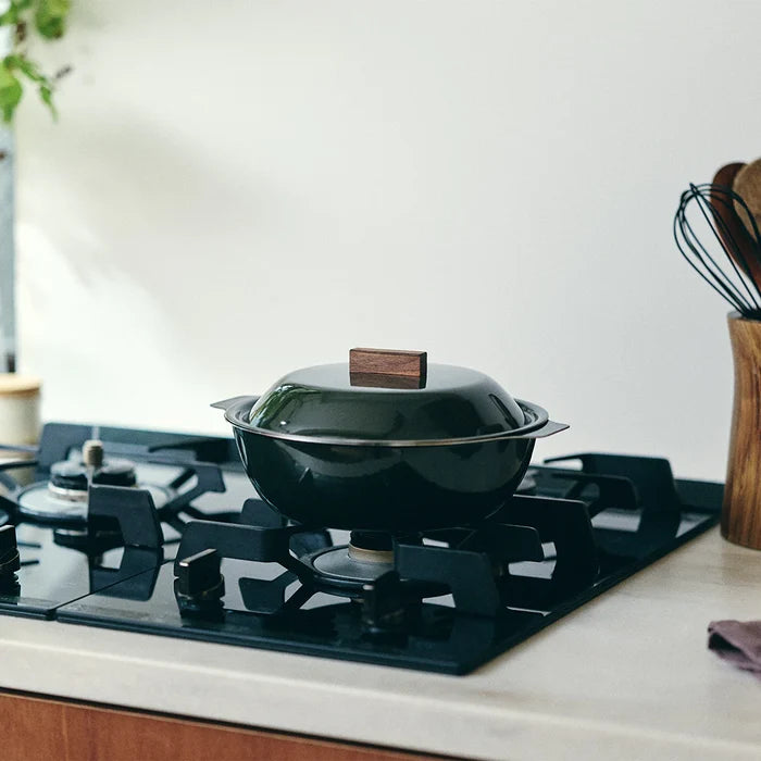 KAKOMI Enamel Pot 1L | Black