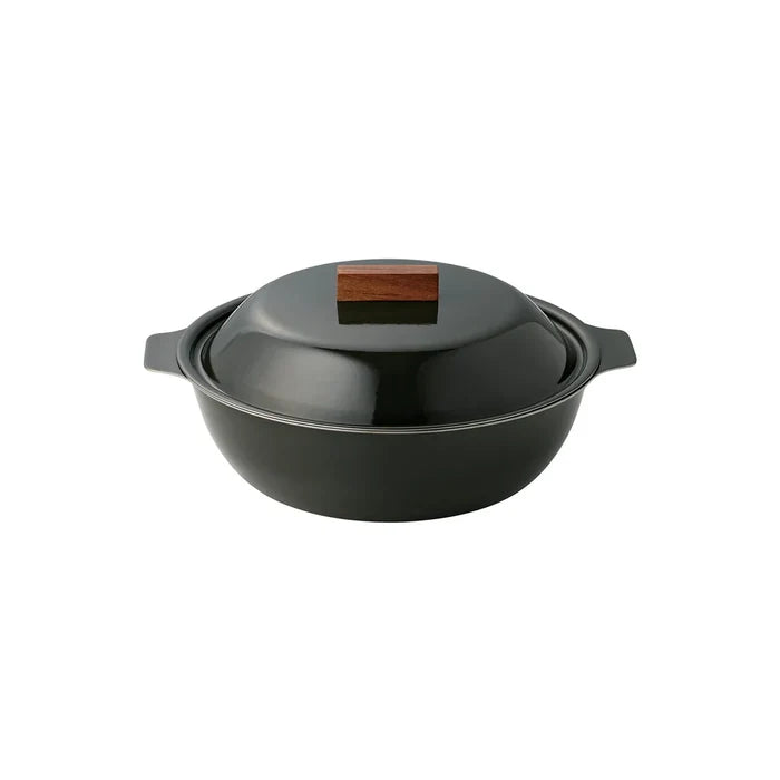 KAKOMI Enamel Pot 1L | Black