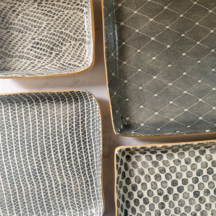 Large Platter - Charcoal - Diamond