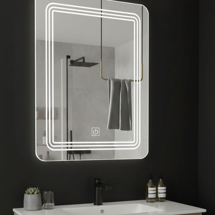 LED Rectangular Mirror - Aurora