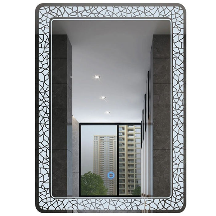 LED Rectangular Mirror - Mosaic