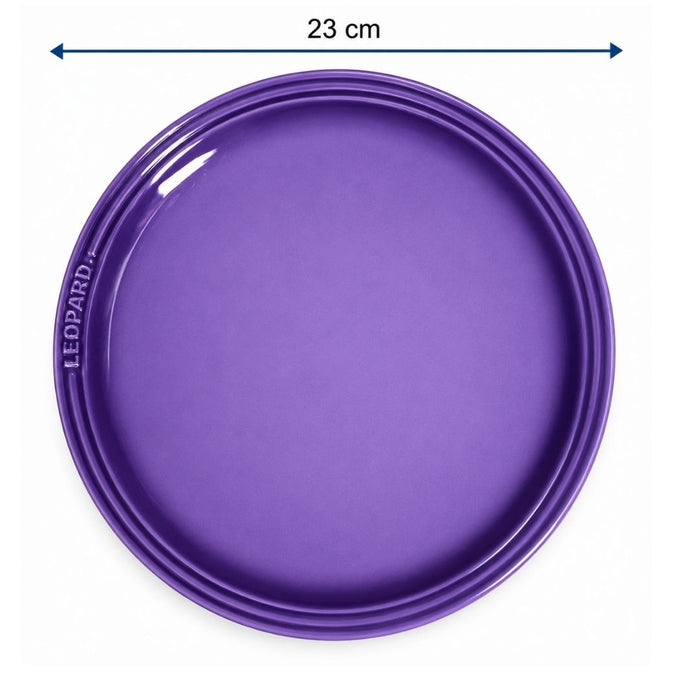 Leopard - Rainbow Dinner Plate Set - 6 Piece