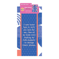 The Drinks On Me Life Support Towel is a blue and white dish towel with the funny quote: "I now know how it will all end for me... One of my kids will unplug my life support to charge their phone." A perfect kitchen humor gift.