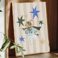 Lion & The Pear - Hand-Illustrated Print - Dragon Mouse - Mabel & Fox