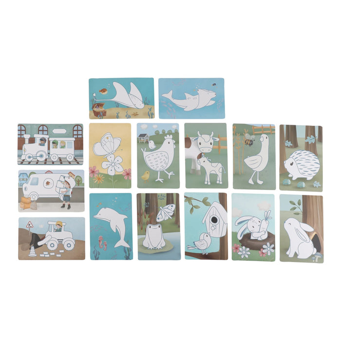 Little Dutch – Blue Drawing Tablet – Forest Friends - Mabel & Fox