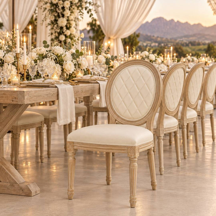 Louis Chair - Diamond Back Padded