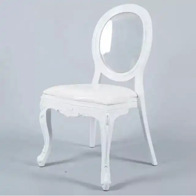 Louis Chair - Plastic - Clear Back