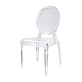 Louis Chair - Plastic - Mesh Back Clear