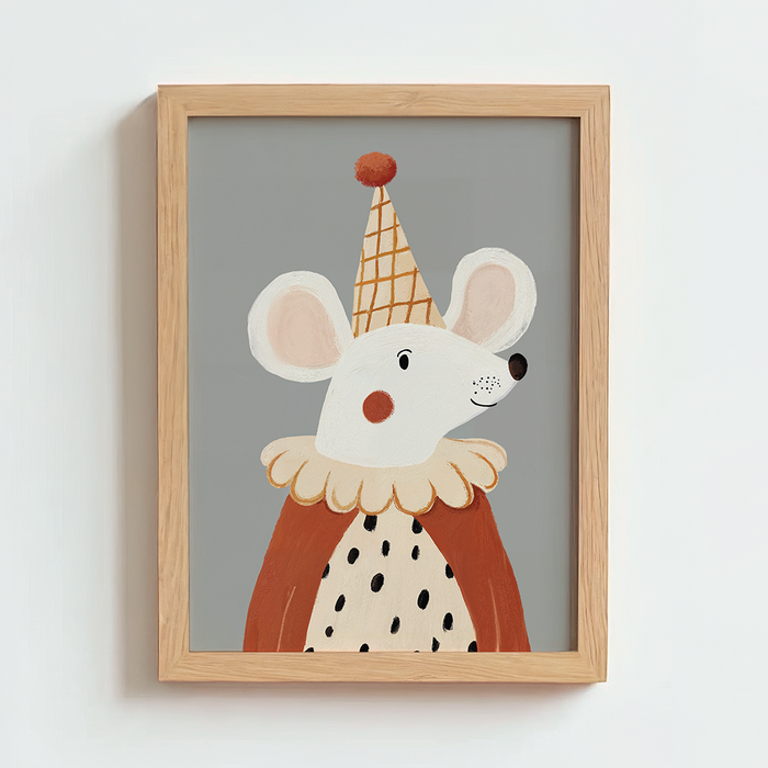 Mabel & Fox - Art Print - Circus Mouse - Mabel & Fox