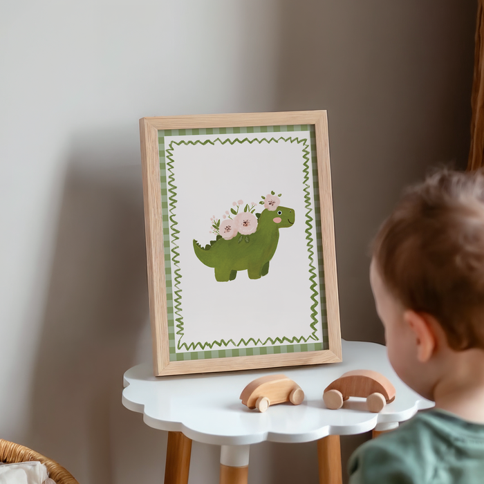 Mabel & Fox - Art Print - Dino Bloom - Mabel & Fox