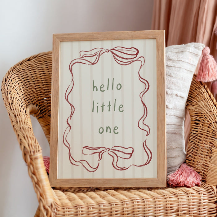 Mabel & Fox - Art Print - Goose - Hello Little One - Mabel & Fox