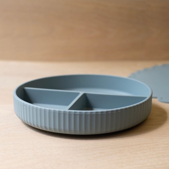 Mabel & Fox - Complete Silicone Tableware Set - Blue (7 Pcs) - Mabel & Fox