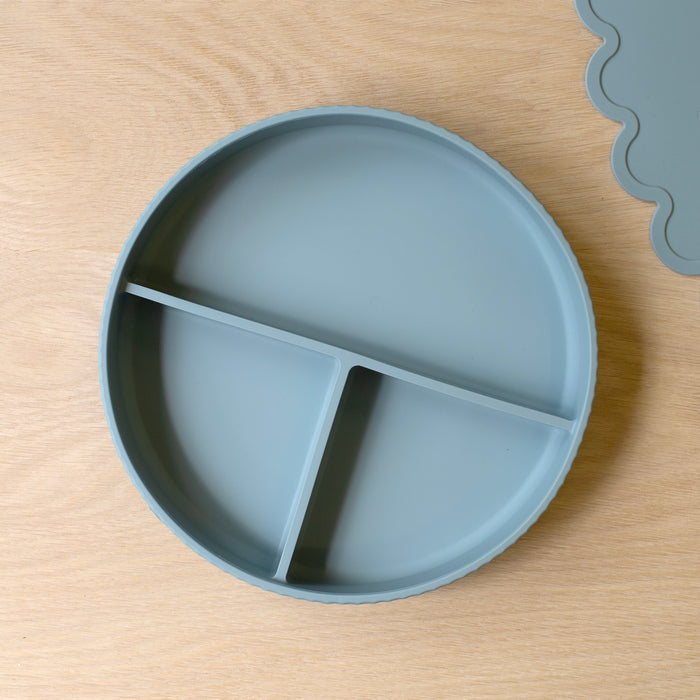 Mabel & Fox - Complete Silicone Tableware Set - Blue (7 Pcs) - Mabel & Fox