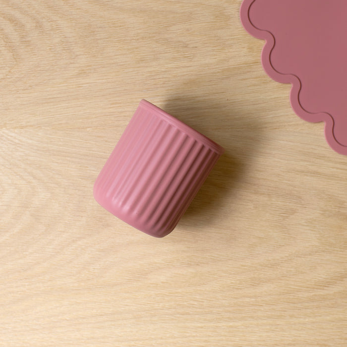 Mabel & Fox - Complete Silicone Tableware Set - Pink (7 Pcs) - Mabel & Fox