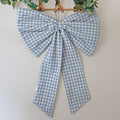 Mabel & Fox - Gingham Bow - Blue