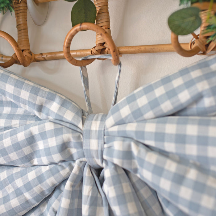 Mabel & Fox - Gingham Bow - Blue