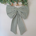 Mabel & Fox - Gingham Bow - Green