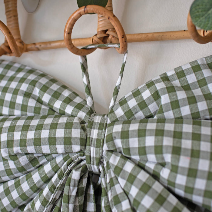 Mabel & Fox - Gingham Bow - Green